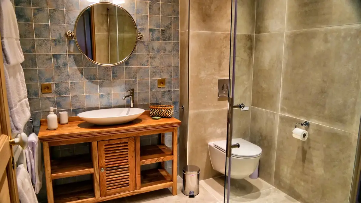 Salle de bain de la Chambre Le Mistral