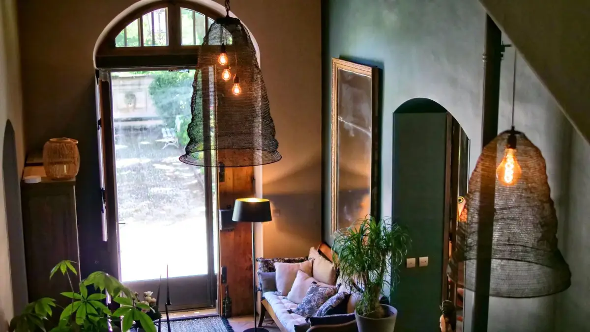 Hall d'accueil de la Bastide des grands chênes