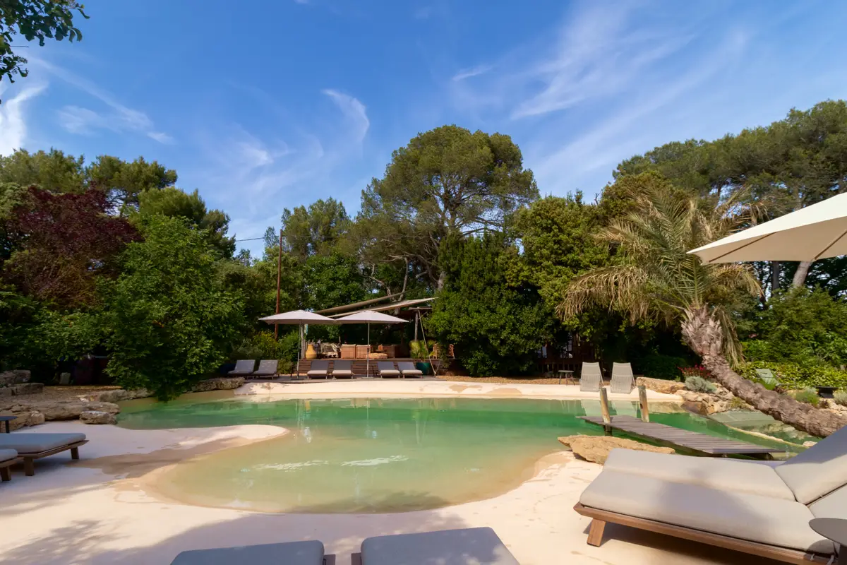 Détente dans la Piscine de la Bastide des grands chênes