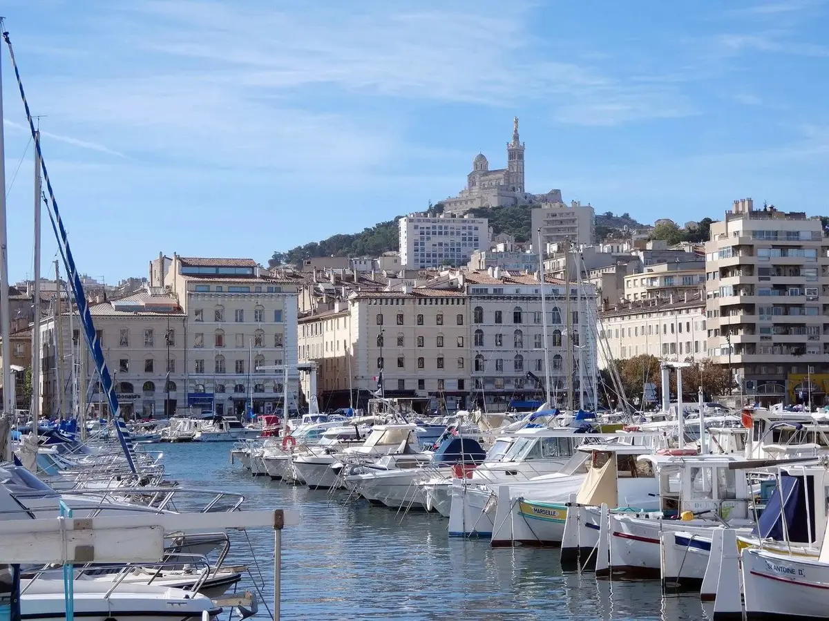 Le Vieux port à Marseille