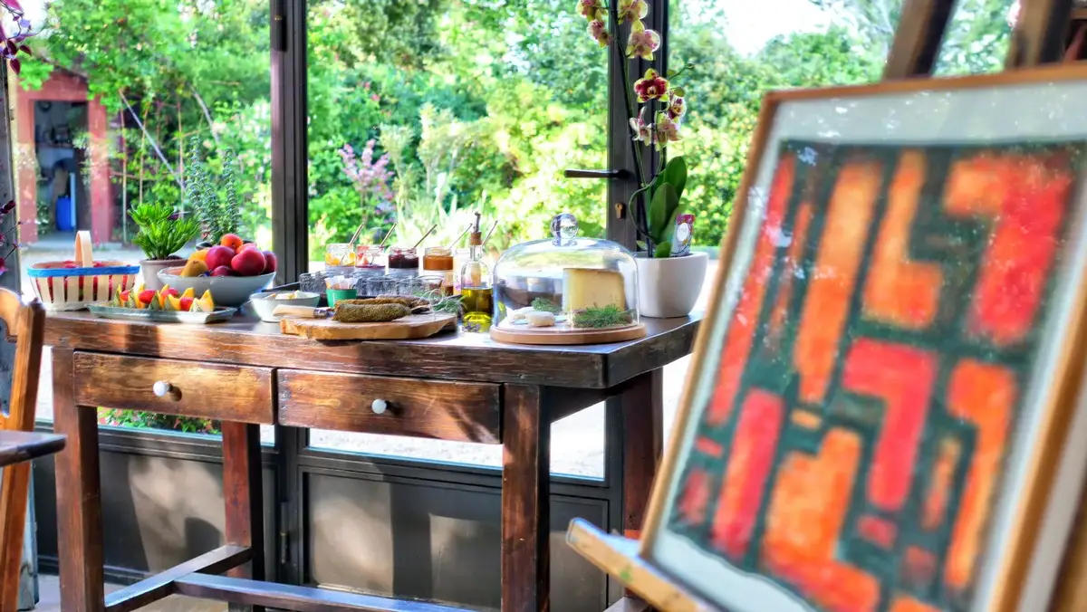 Petit déjeuner la Bastide des grands chênes