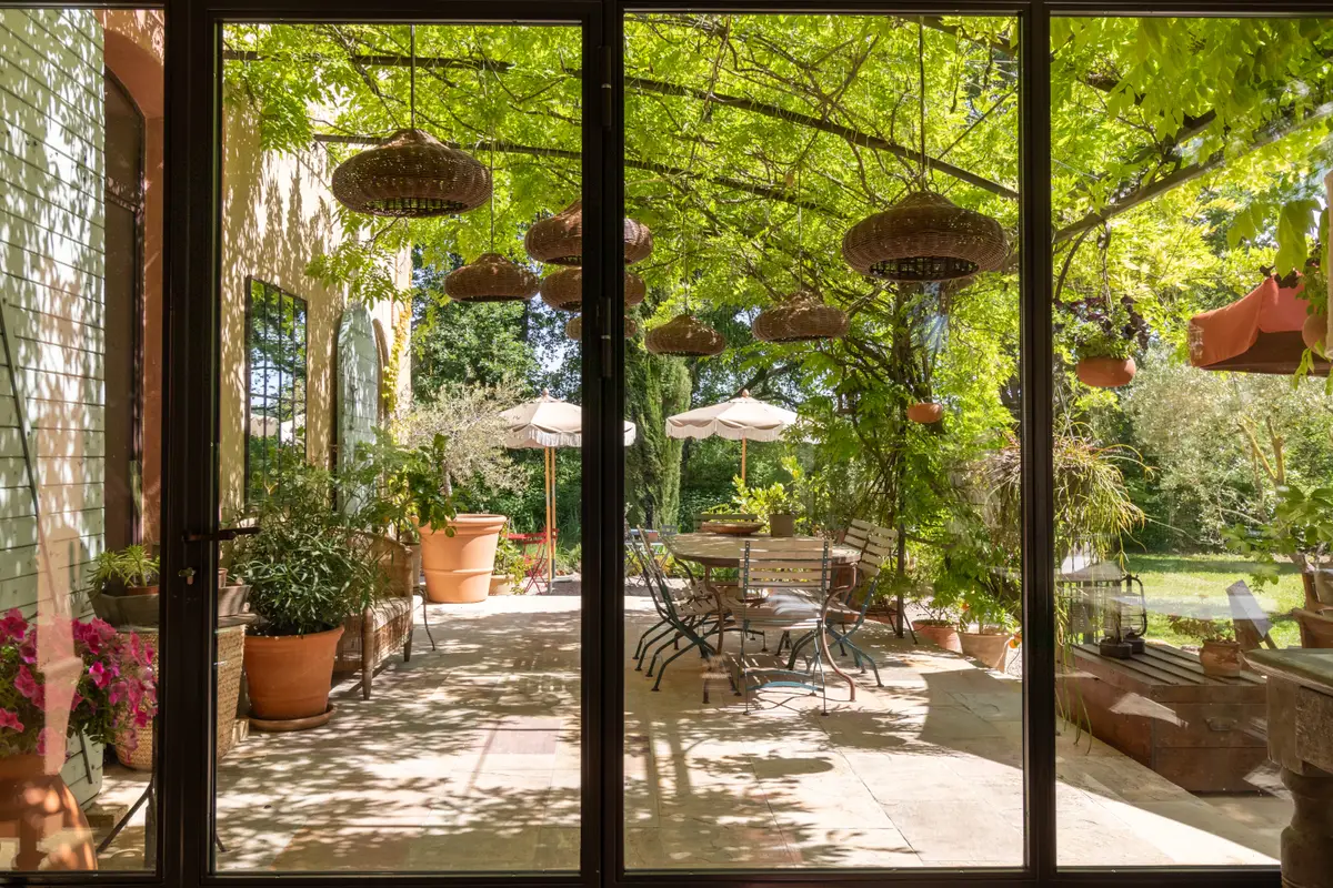 Terrasse de la Bastide des grands chênes
